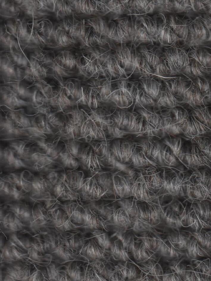 German Boxweave Carpet - Dark Grey