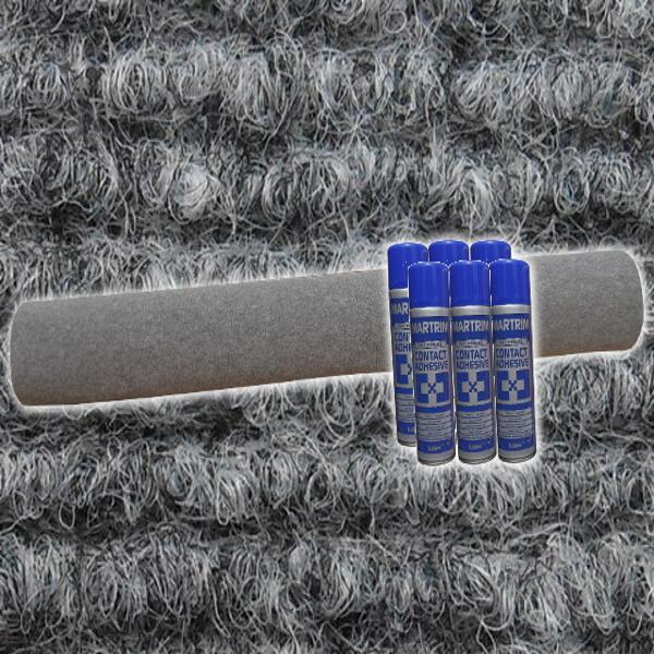 Ribbed Lining Carpet Kits - Dove Grey