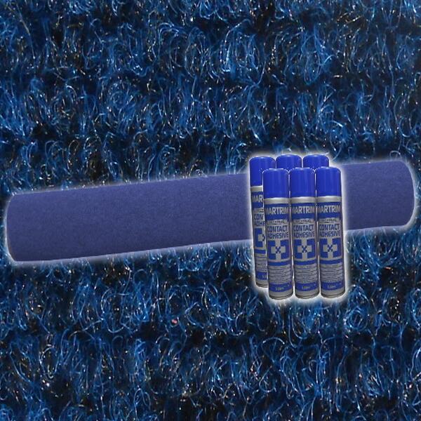 Ribbed Lining Carpet Kits - Navy Blue