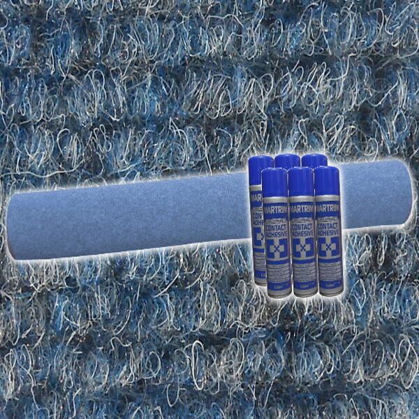 Ribbed Lining Carpet Kits - Ocean Blue