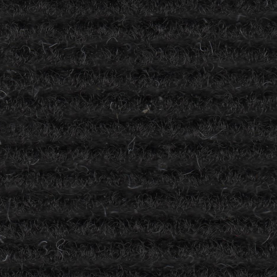 Ribbed Lining Carpet - Black