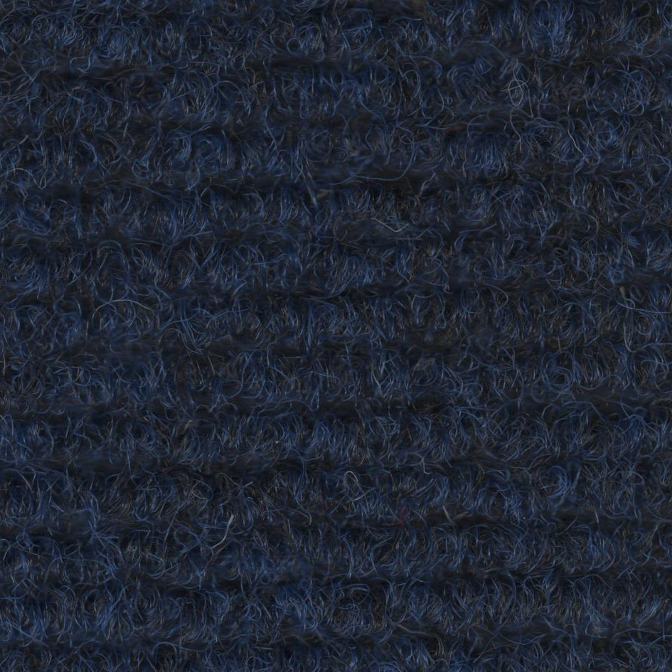 Ribbed Lining Carpet - Navy Blue