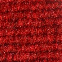 Ribbed Lining Carpet - Red