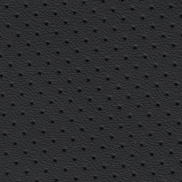 Clearance Leather Half Hide - Anthracite Perf