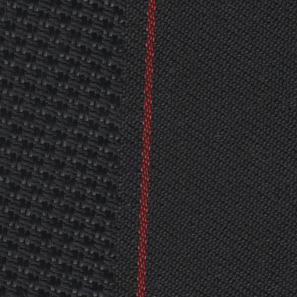BMW Seat Cloth - BMW 1 Series - Stripe (Anthracite/Red)