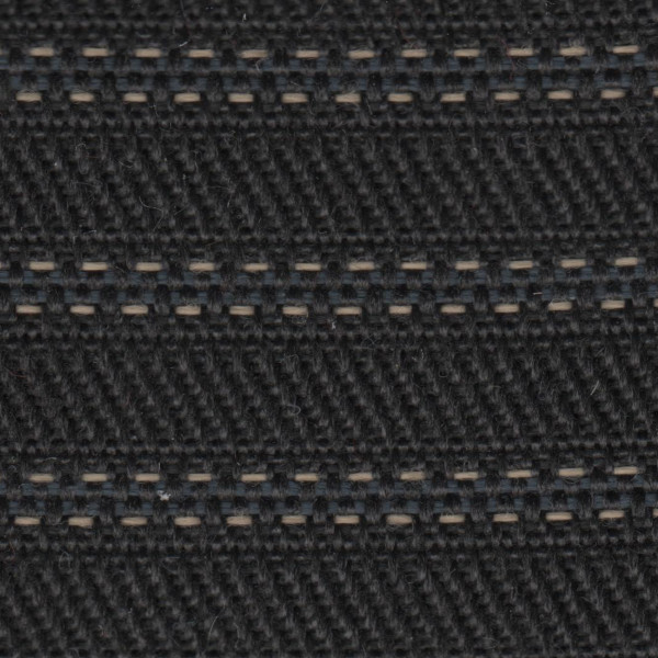 OEM Seating Cloth - Ford Transit - Horizontal Stripe (Black/Beige)