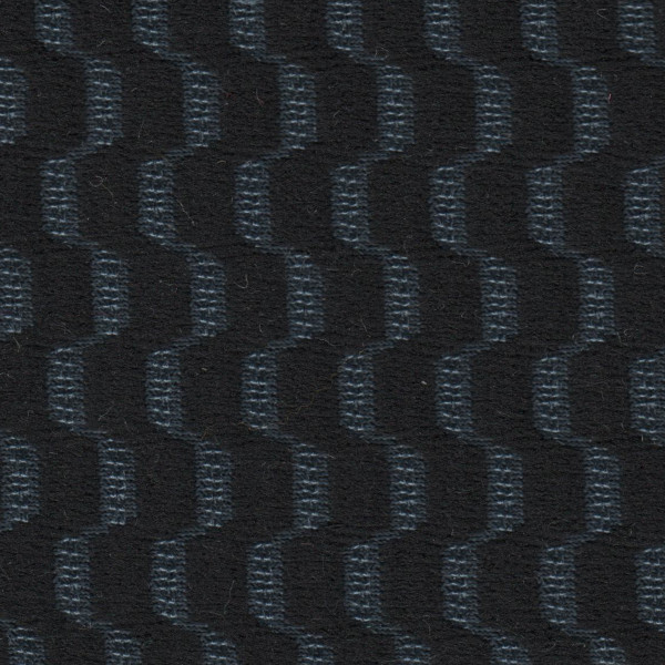 Nissan Seat Cloth - Nissan Note - Vertical Wave (Black/Blue)
