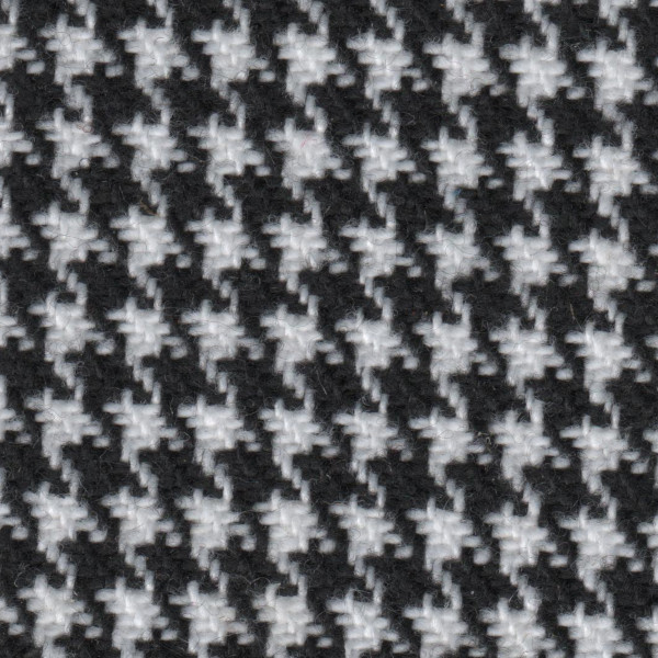 Opel (Vauxhall) Seat Cloth - Opel - Houndstooth (Black/White)