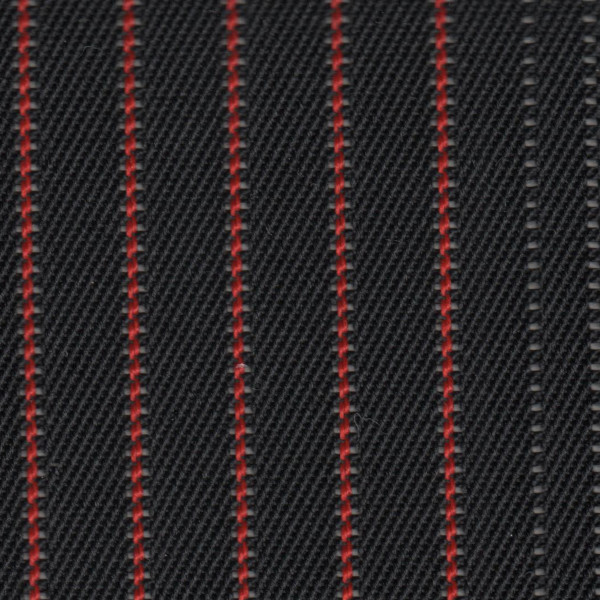 Skoda Seat Cloth - Skoda Octavia/Karow/Ambition - Vertial Stripes (Anthracite/Red)