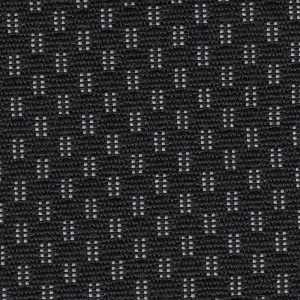 Toyota Seat Cloth - Toyota Aygo - Stripe Dot (Black/Silver)