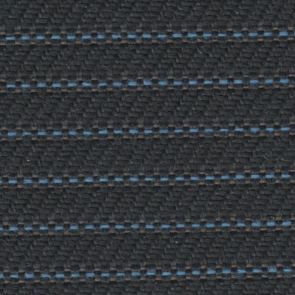 Volvo Seat Cloth - Volvo FL Truck - Horizontal Stripe (Anthracite/Blue)