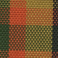 OEM Seating Cloth - Volkswagen Westfalia - Tartan (Orange/Green/Yellow)