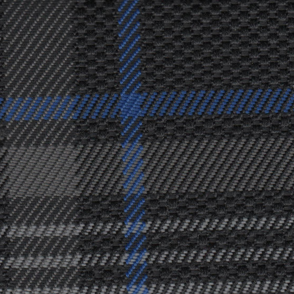 VW Golf 7 GTI Cloth - Tartan (Black/Grey/Blue)