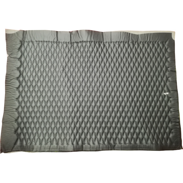 Quilted Leather Prefab Panels - Diamond (Black on Black)