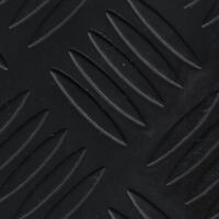 HD Van Flooring Vinyl - 5 Bar Chequerplate Black