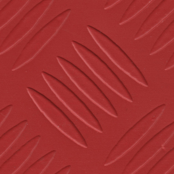 Van Flooring Vinyl - 5 Bar Chequerplate Red